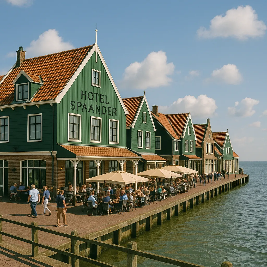 Hotel aan het water in Volendam