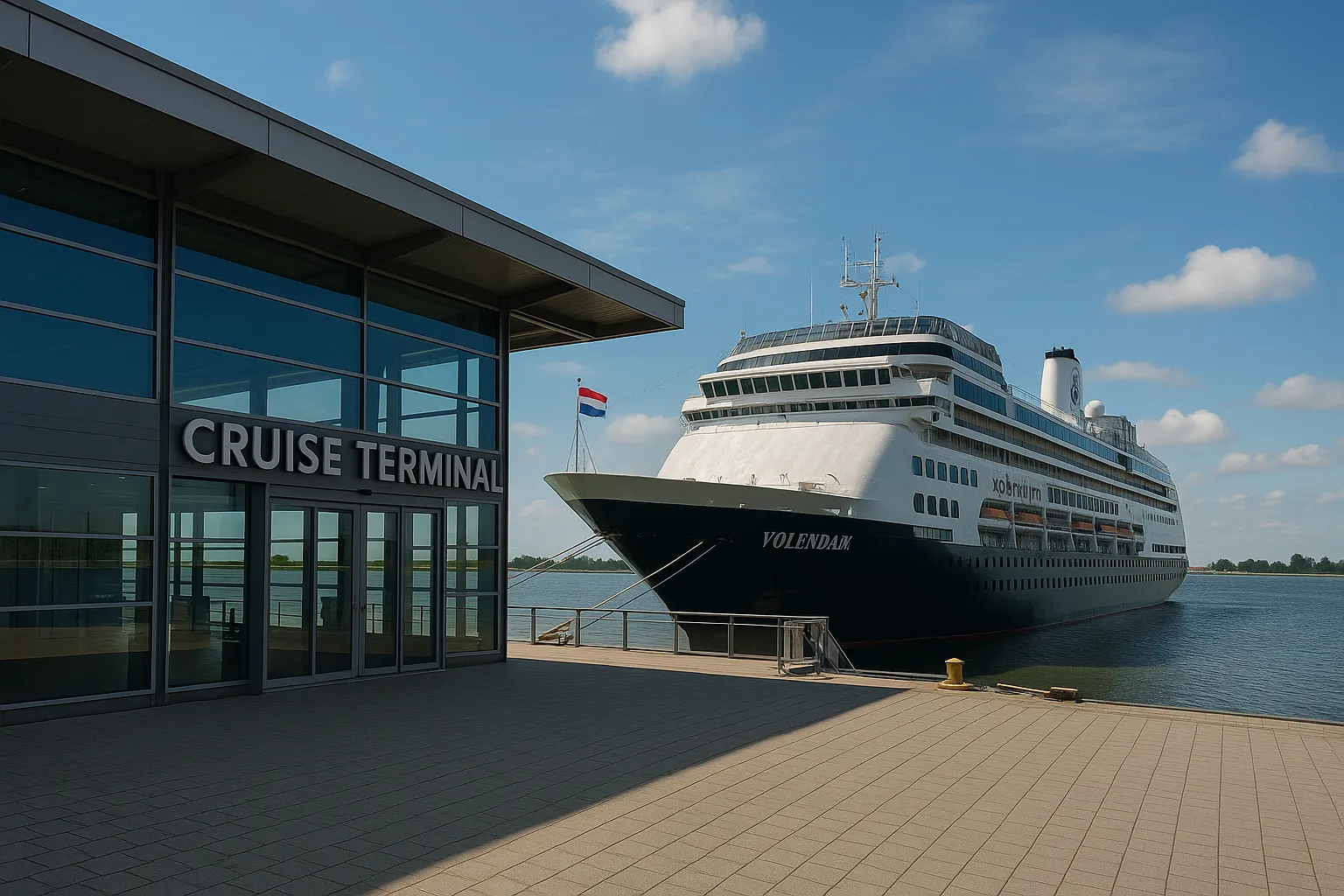 Volendam cruise port terminal